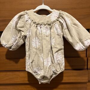 Next Baby Long Sleeve Bubble Romper